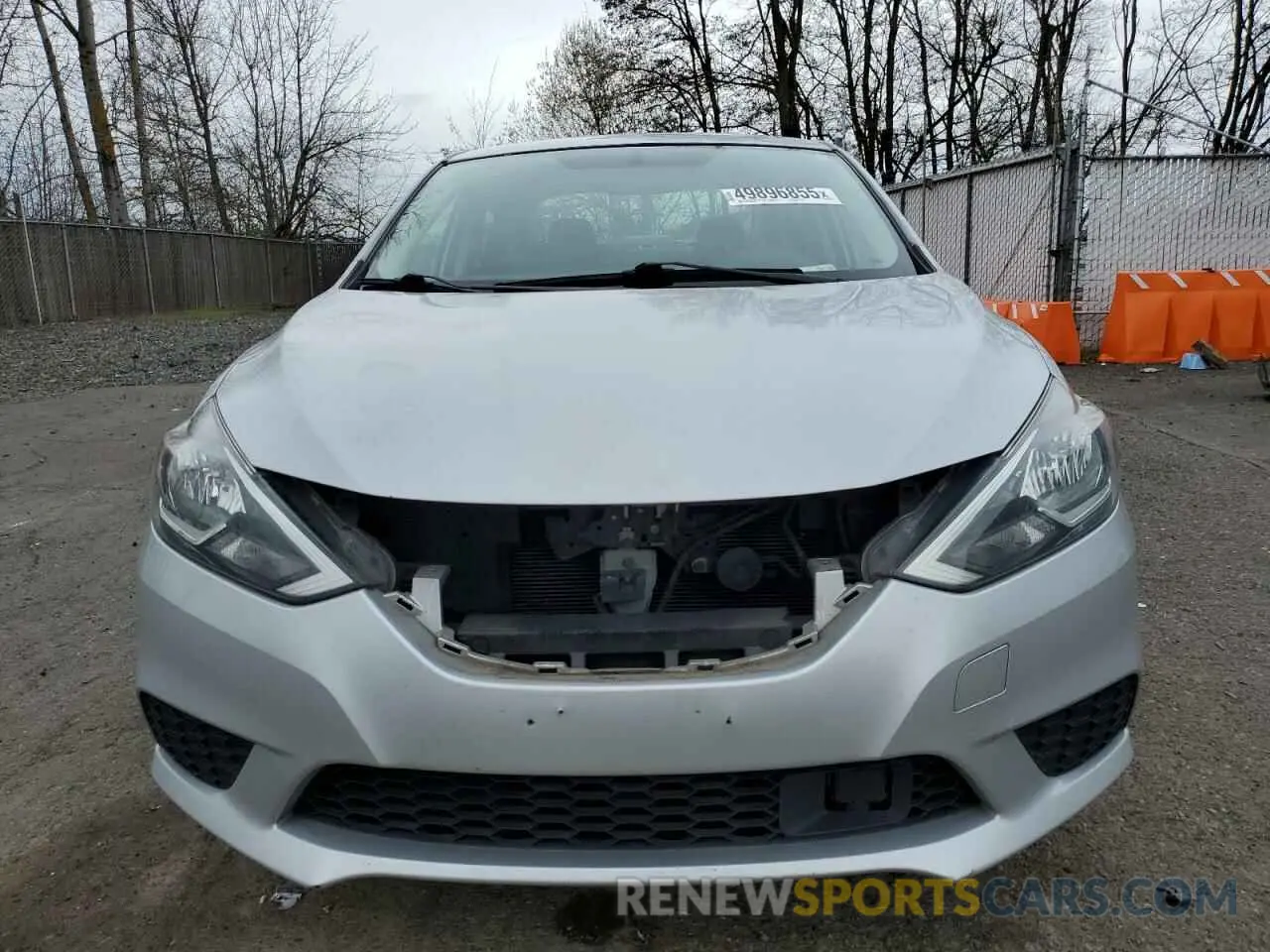 5 fotografías del automóvil dañado 3N1AB7AP1KY350316 NISSAN SENTRA 2019