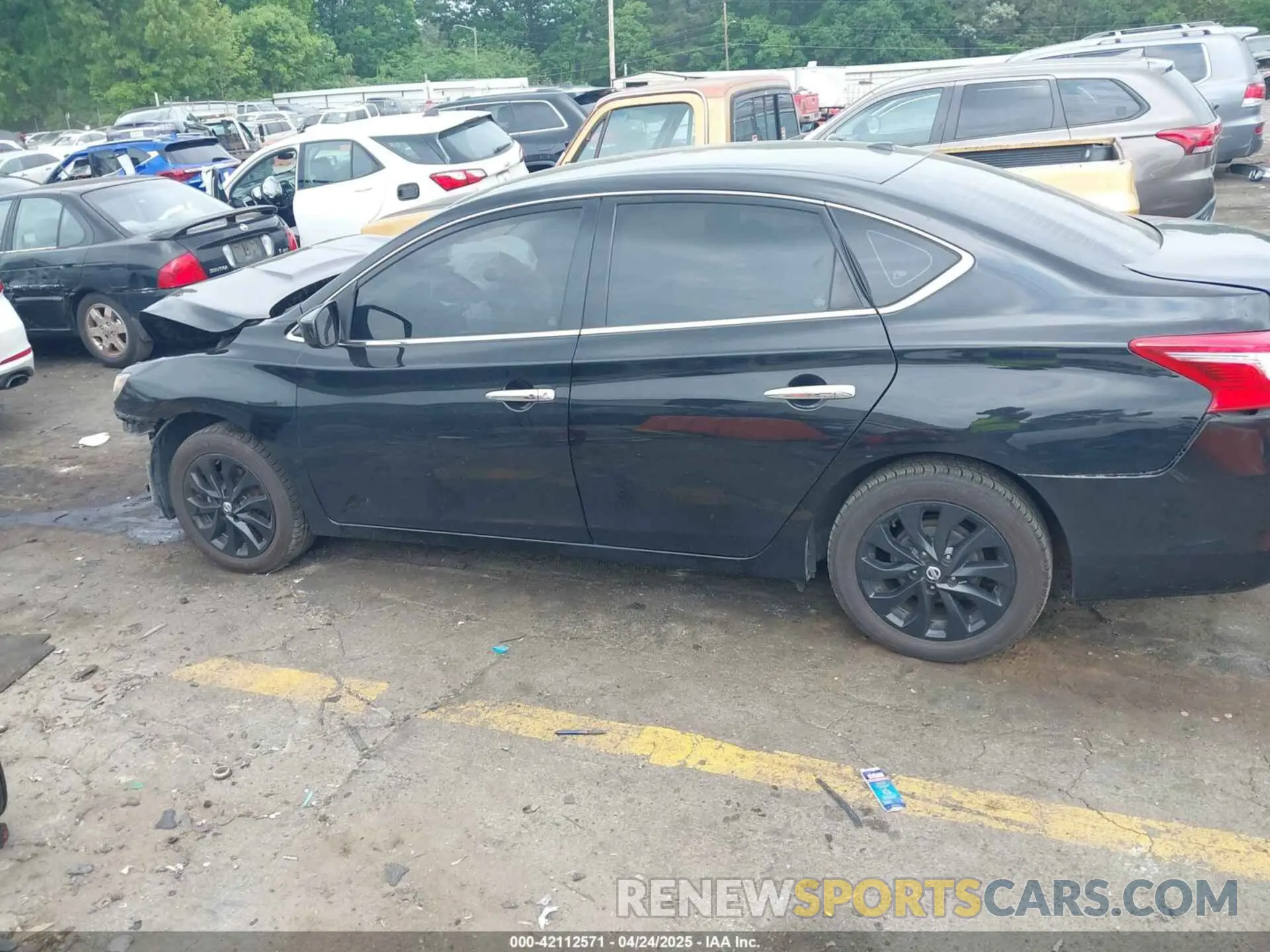 14 fotografías del automóvil dañado 3N1AB7AP1KY352664 NISSAN SENTRA 2019