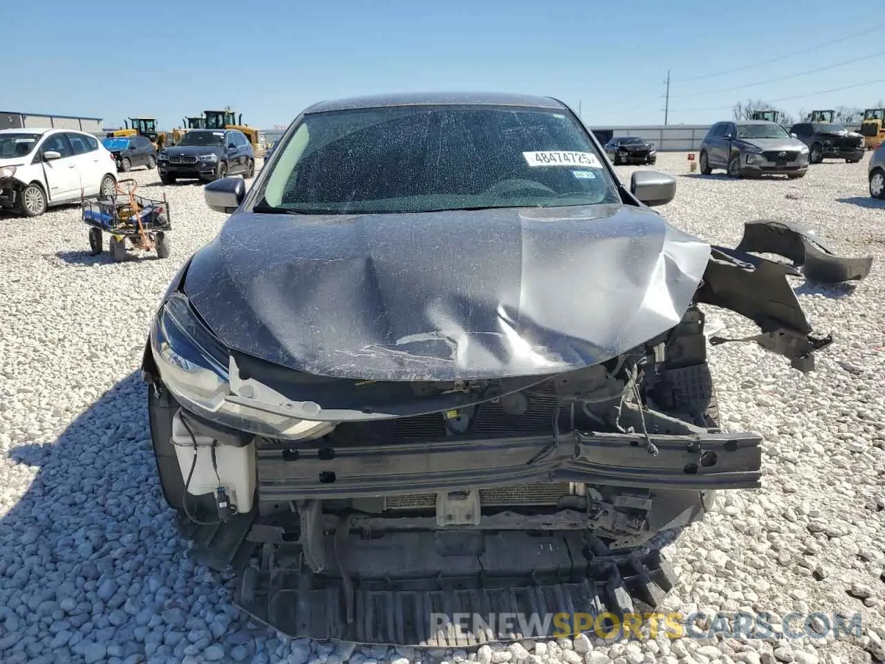 5 fotografías del automóvil dañado 3N1AB7AP1KY355225 NISSAN SENTRA 2019