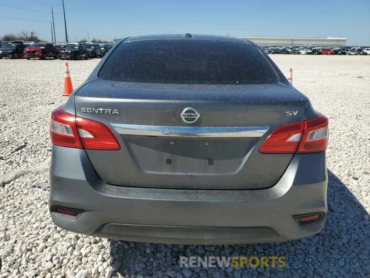 6 fotografías del automóvil dañado 3N1AB7AP1KY355225 NISSAN SENTRA 2019