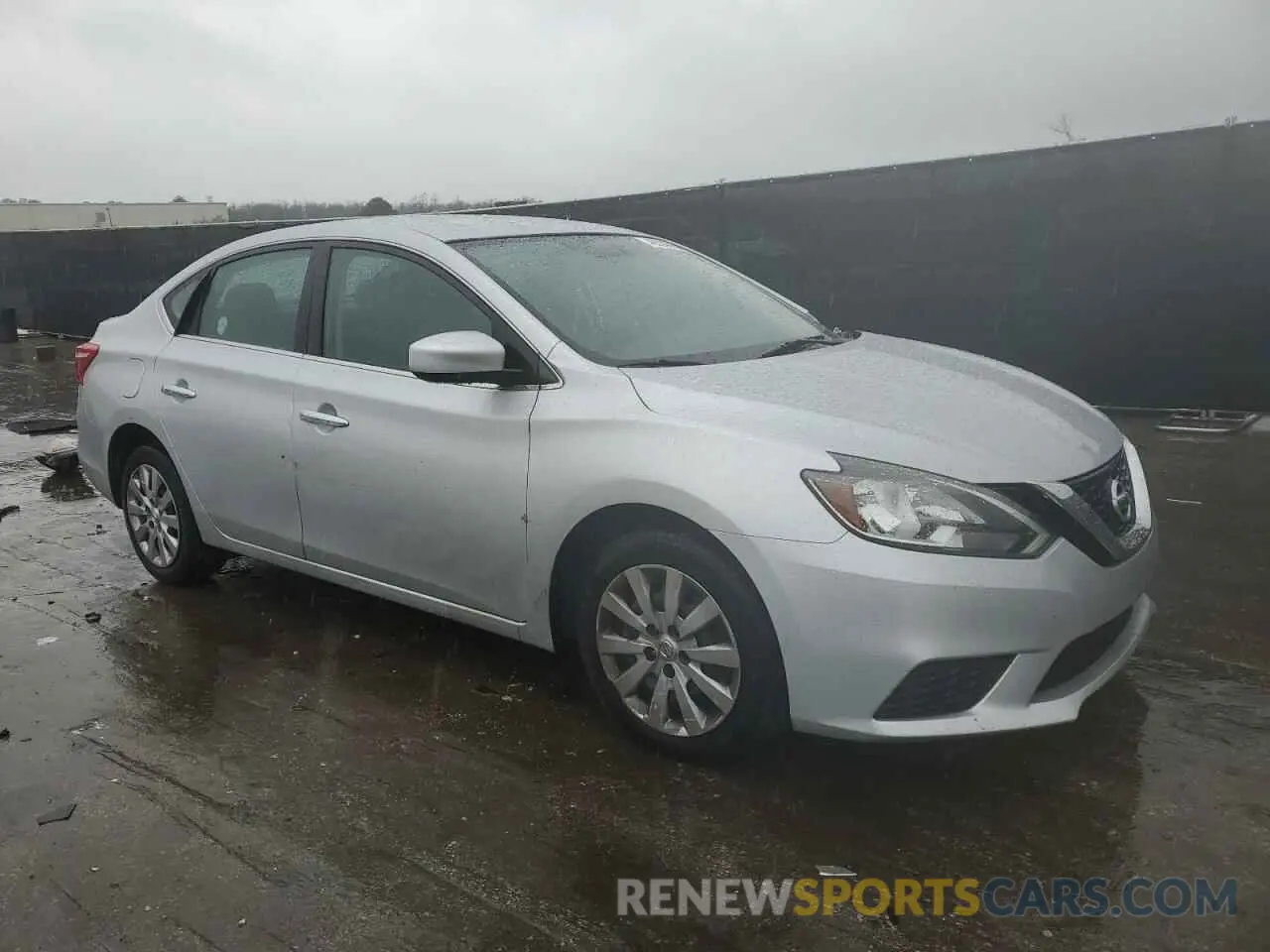 4 fotografías del automóvil dañado 3N1AB7AP1KY355578 NISSAN SENTRA 2019
