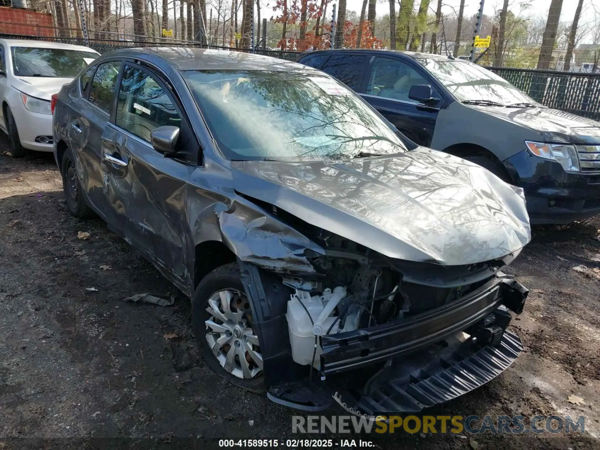 6 fotografías del automóvil dañado 3N1AB7AP1KY366077 NISSAN SENTRA 2019