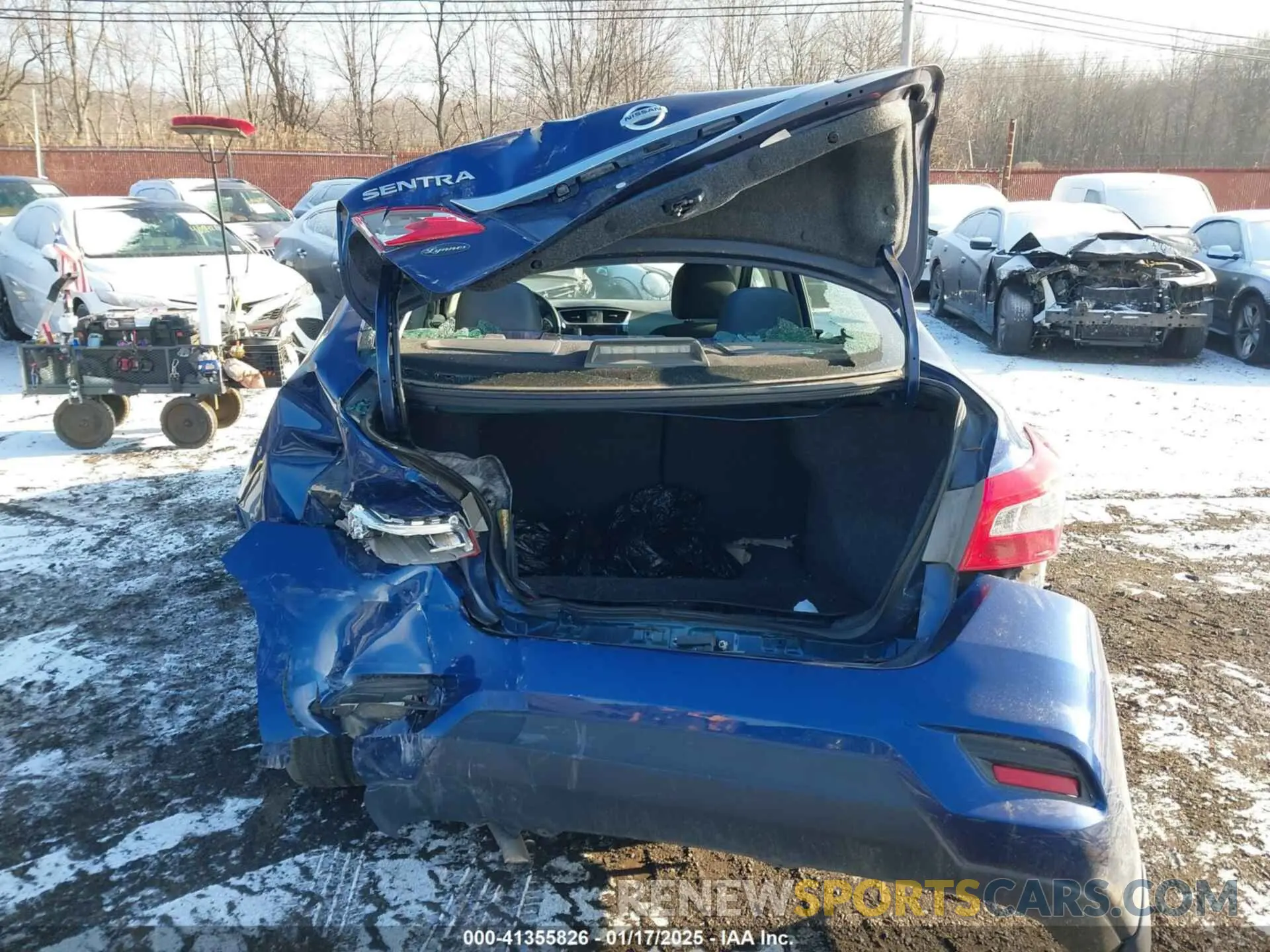 16 fotografías del automóvil dañado 3N1AB7AP1KY369075 NISSAN SENTRA 2019