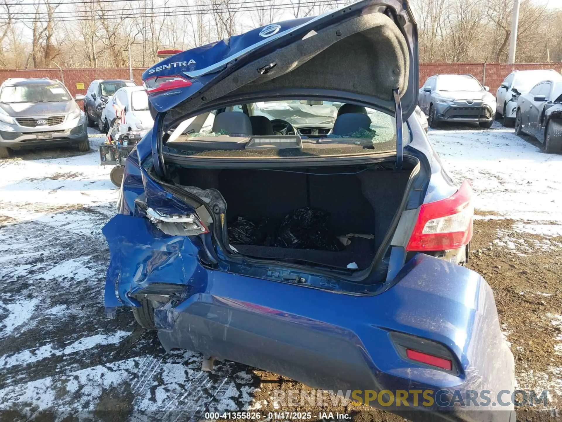 17 fotografías del automóvil dañado 3N1AB7AP1KY369075 NISSAN SENTRA 2019