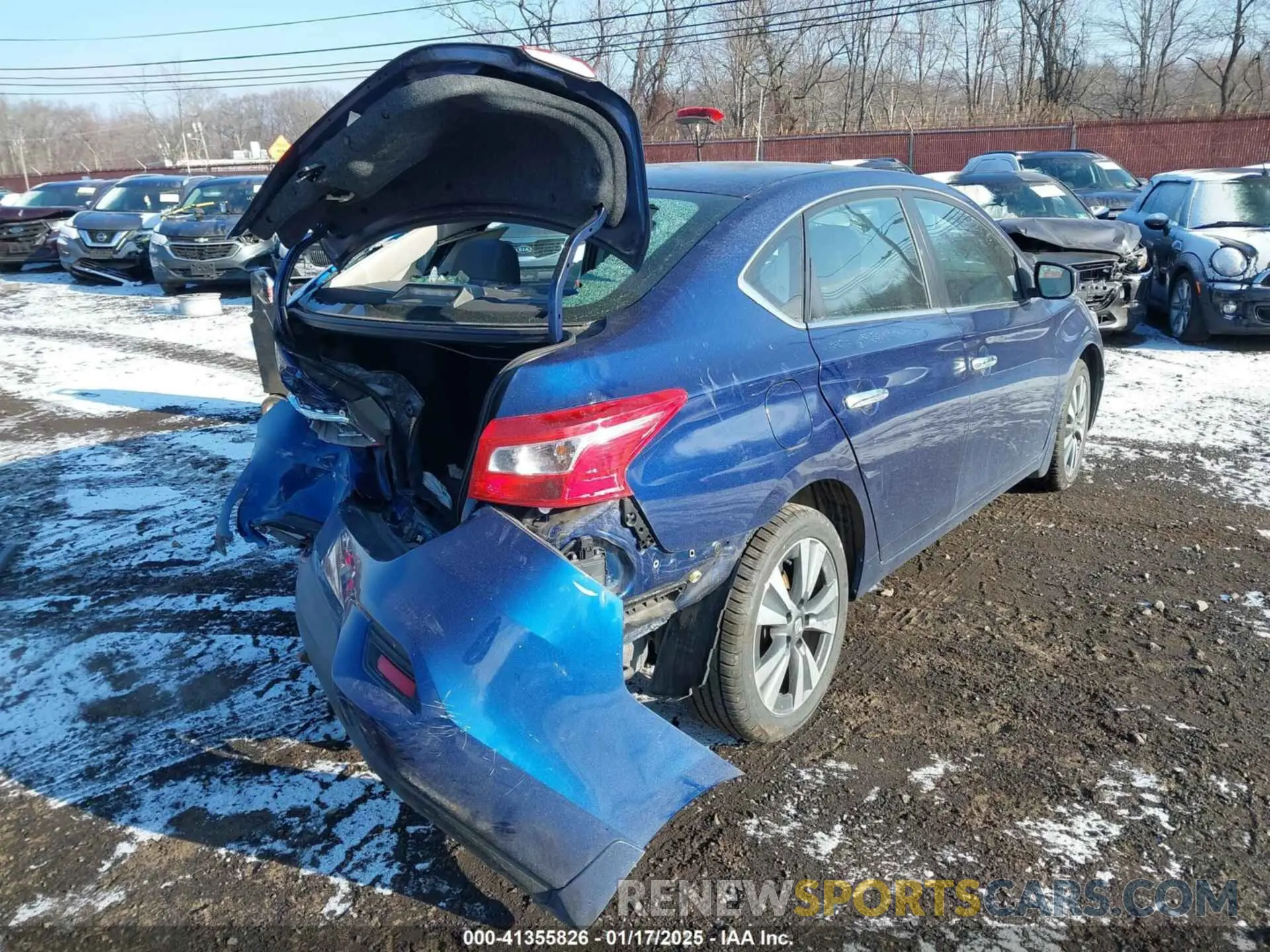 18 fotografías del automóvil dañado 3N1AB7AP1KY369075 NISSAN SENTRA 2019