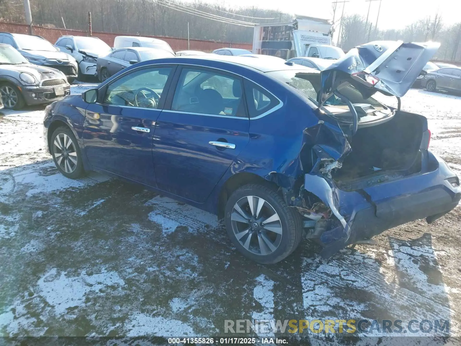 3 fotografías del automóvil dañado 3N1AB7AP1KY369075 NISSAN SENTRA 2019