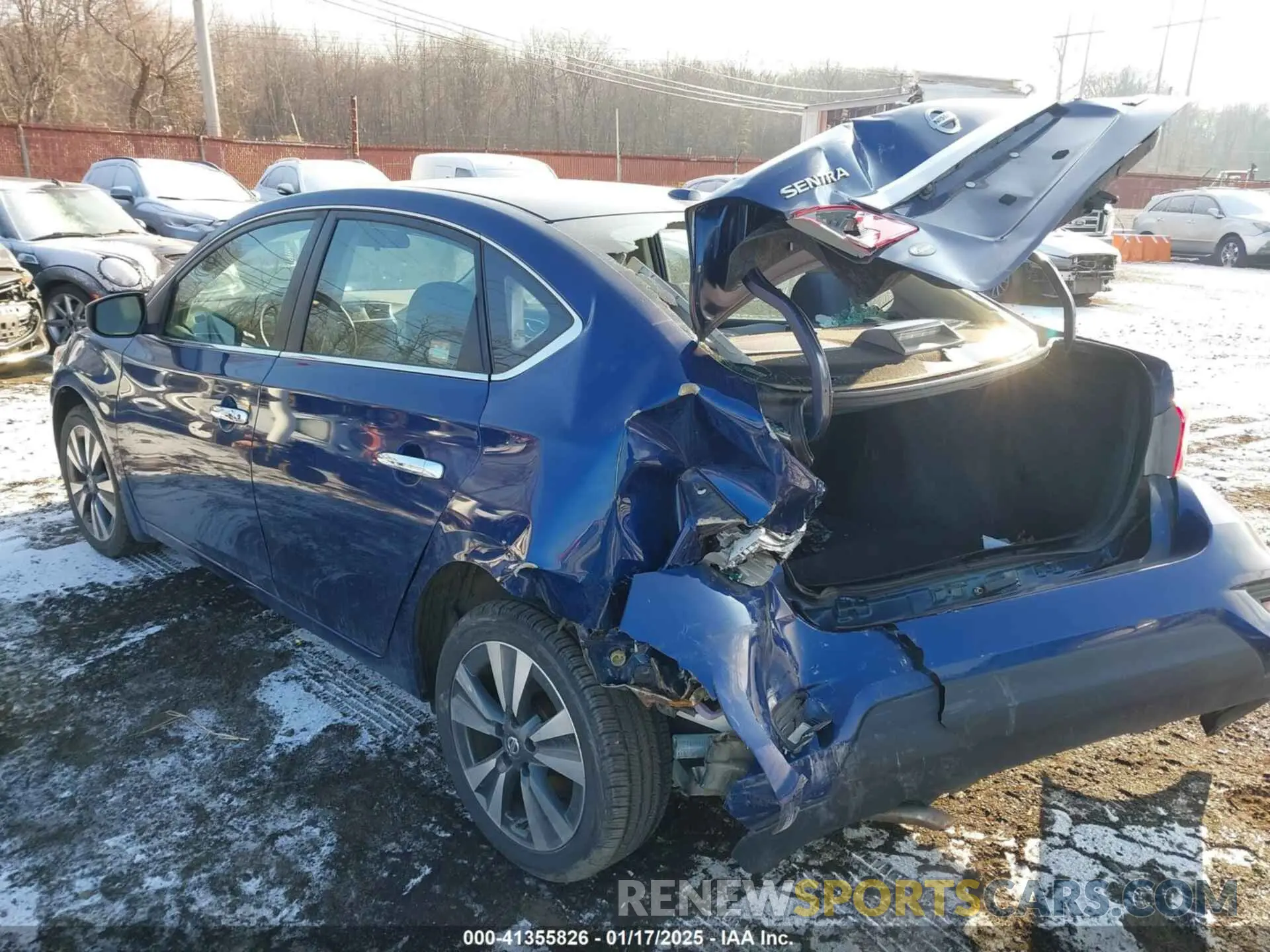 6 fotografías del automóvil dañado 3N1AB7AP1KY369075 NISSAN SENTRA 2019