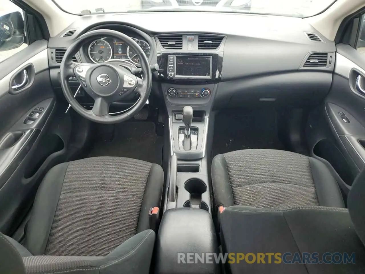 8 fotografías del automóvil dañado 3N1AB7AP1KY370436 NISSAN SENTRA 2019