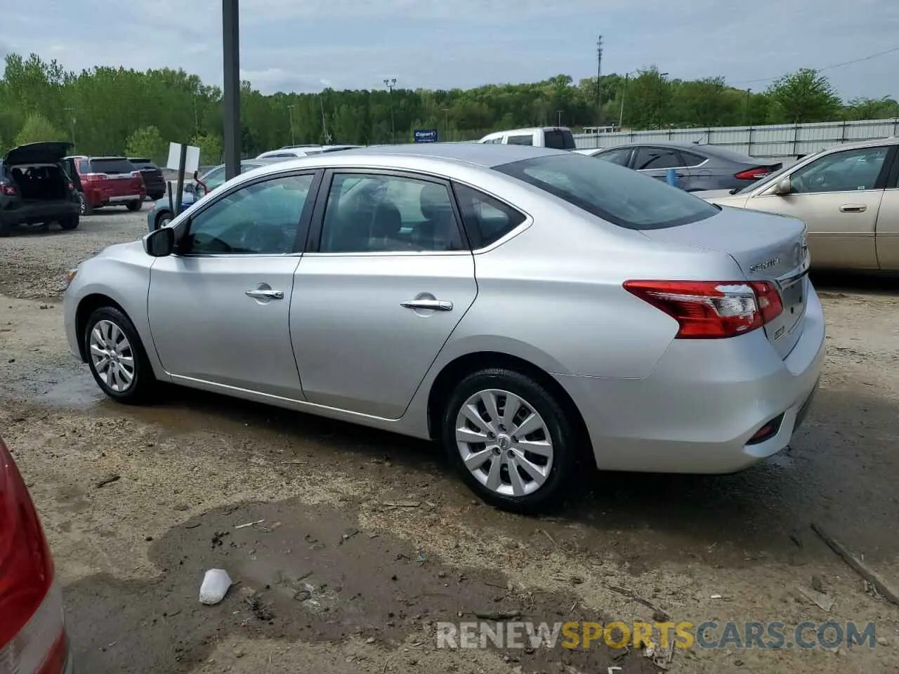 2 fotografías del automóvil dañado 3N1AB7AP1KY373319 NISSAN SENTRA 2019