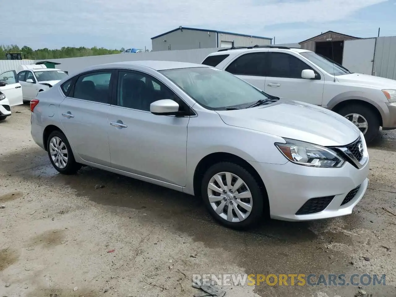 4 fotografías del automóvil dañado 3N1AB7AP1KY373319 NISSAN SENTRA 2019