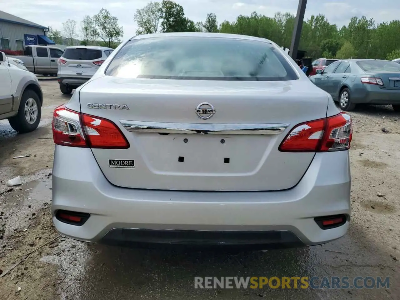 6 fotografías del automóvil dañado 3N1AB7AP1KY373319 NISSAN SENTRA 2019