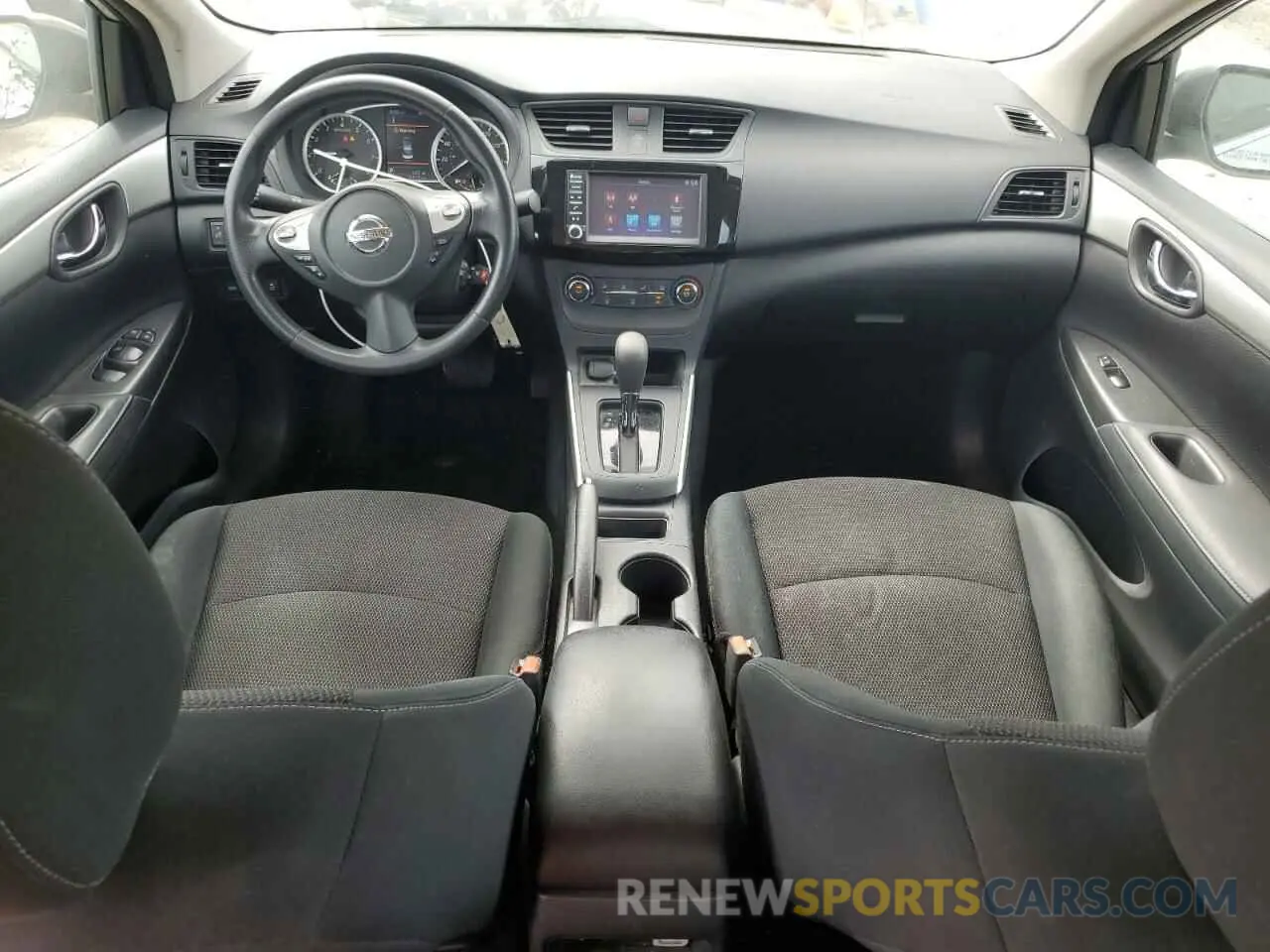 8 fotografías del automóvil dañado 3N1AB7AP1KY373319 NISSAN SENTRA 2019