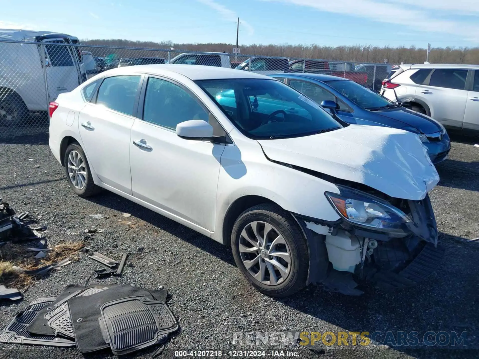 1 fotografías del automóvil dañado 3N1AB7AP1KY374650 NISSAN SENTRA 2019