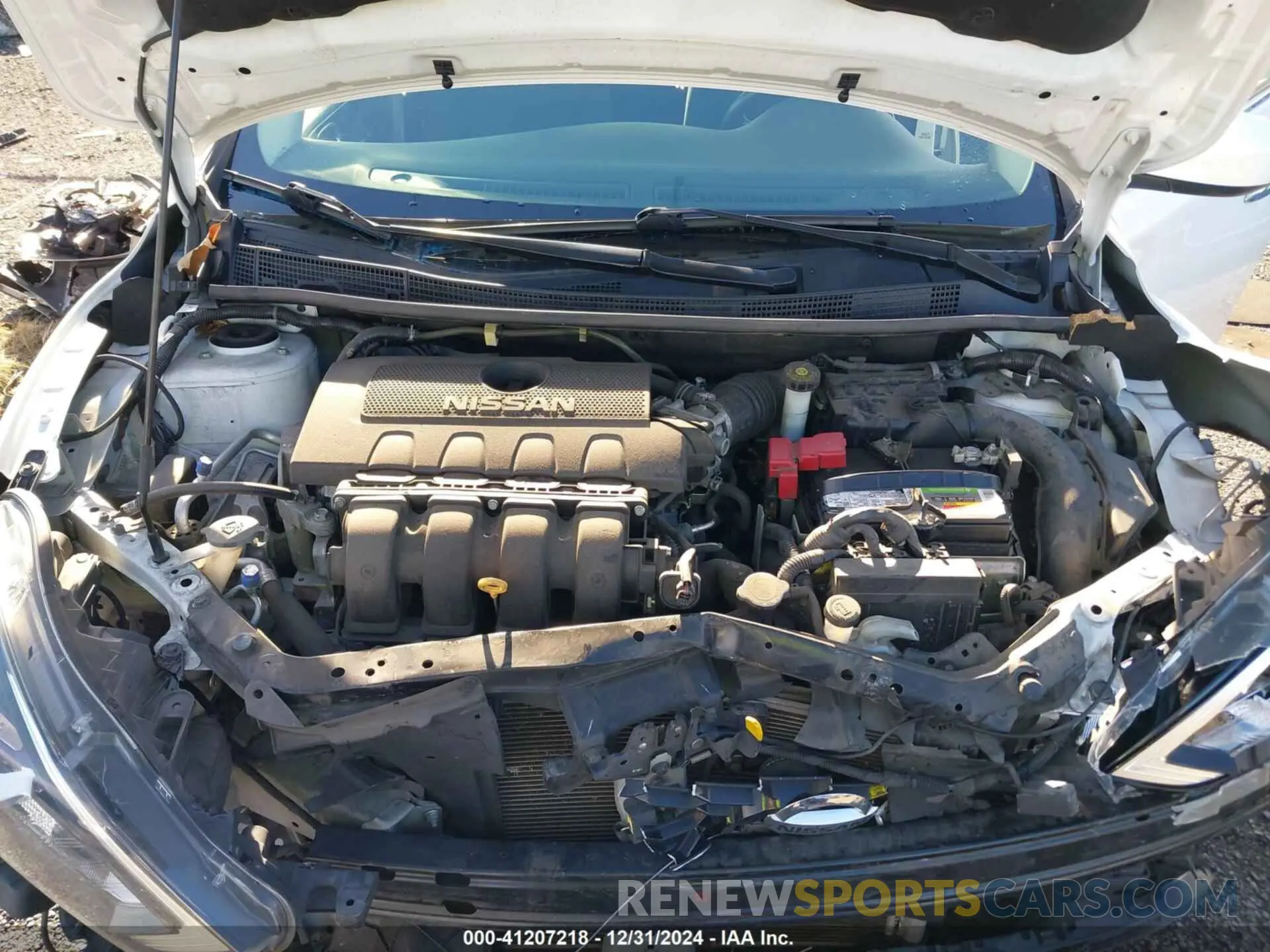 10 fotografías del automóvil dañado 3N1AB7AP1KY374650 NISSAN SENTRA 2019