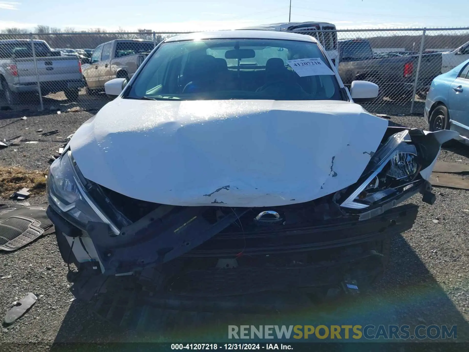 12 fotografías del automóvil dañado 3N1AB7AP1KY374650 NISSAN SENTRA 2019