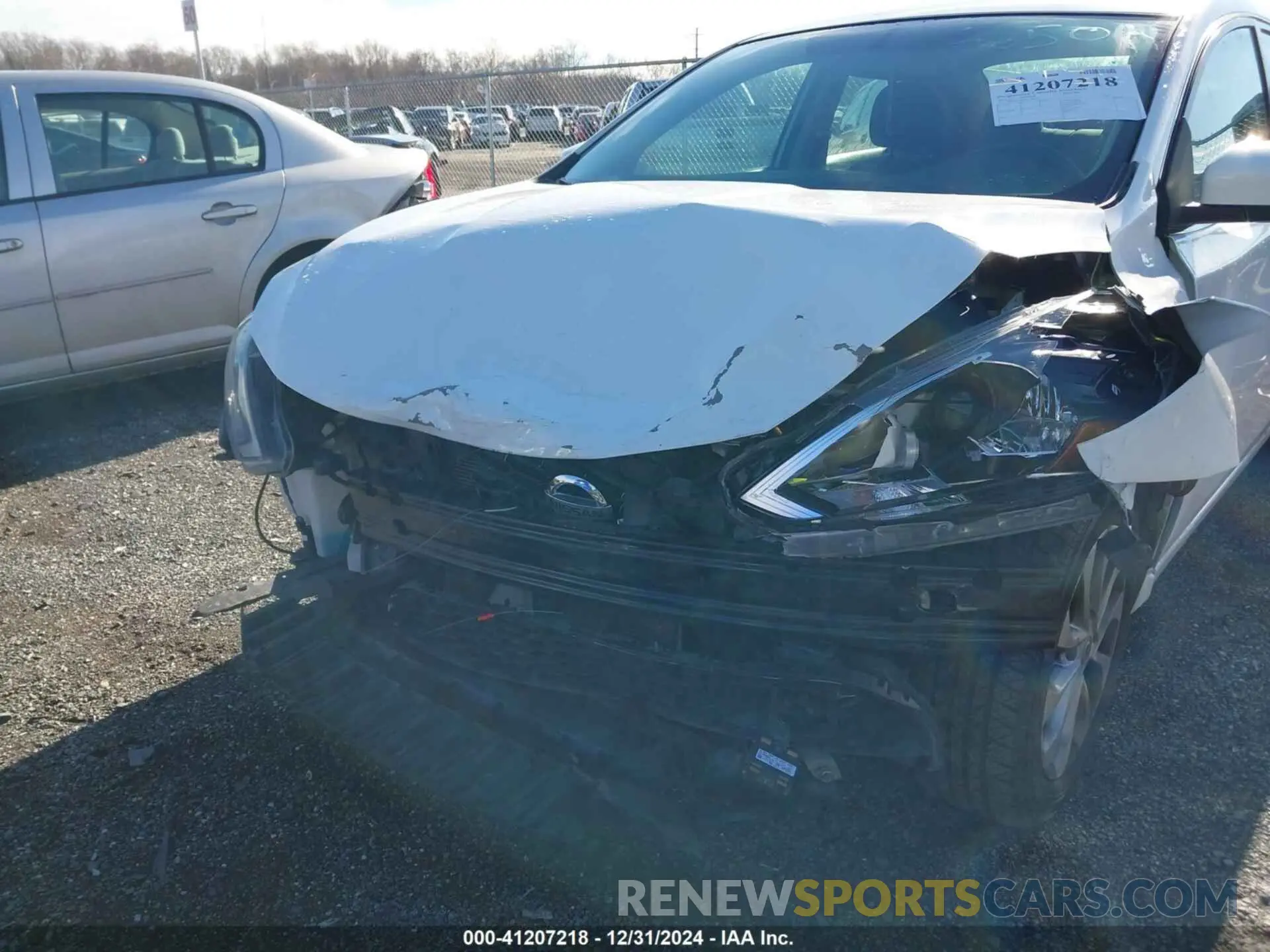 6 fotografías del automóvil dañado 3N1AB7AP1KY374650 NISSAN SENTRA 2019
