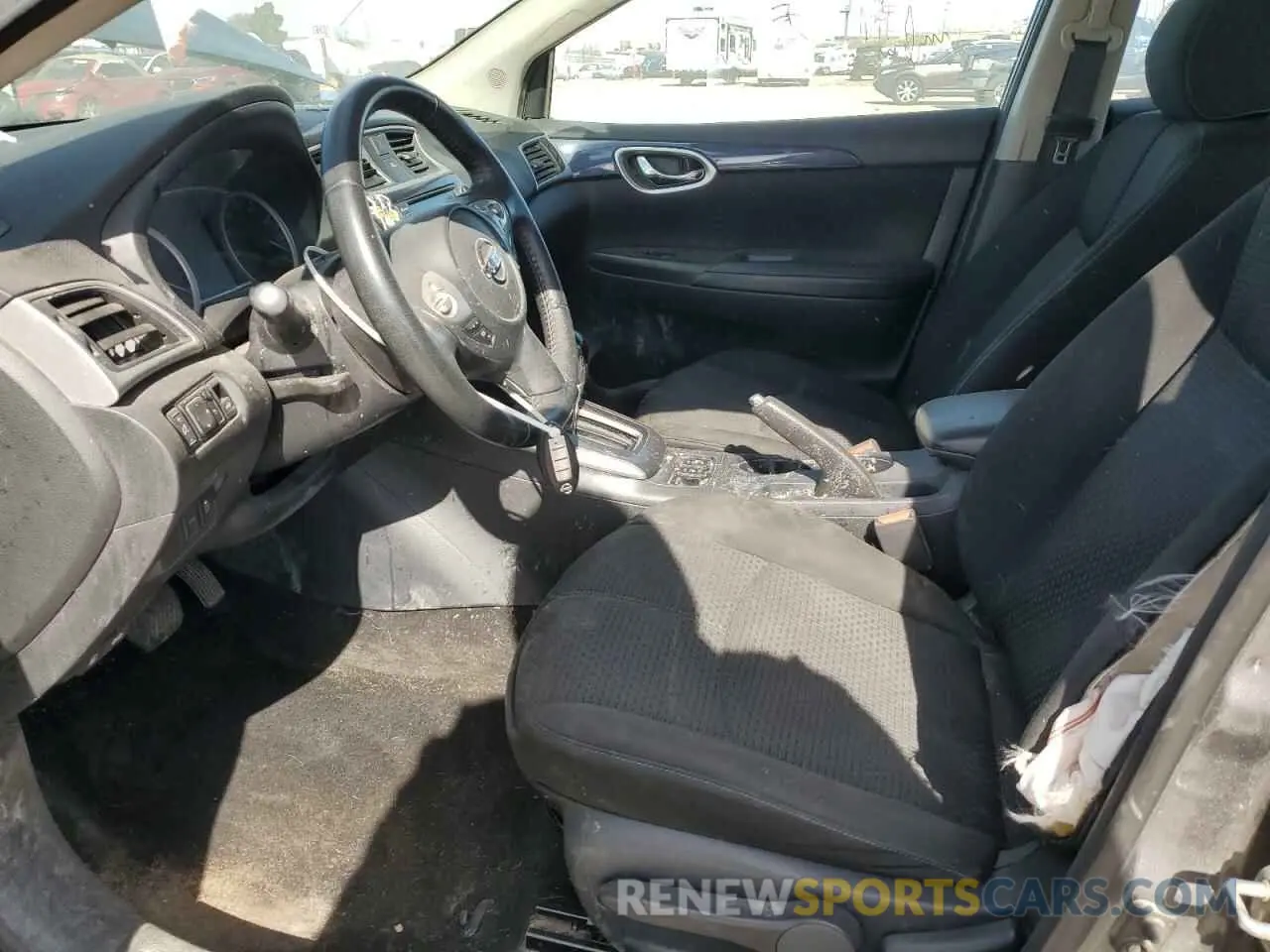 7 fotografías del automóvil dañado 3N1AB7AP1KY381100 NISSAN SENTRA 2019