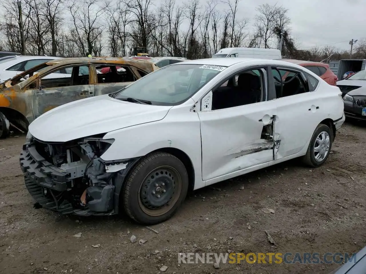 1 fotografías del automóvil dañado 3N1AB7AP1KY399693 NISSAN SENTRA 2019