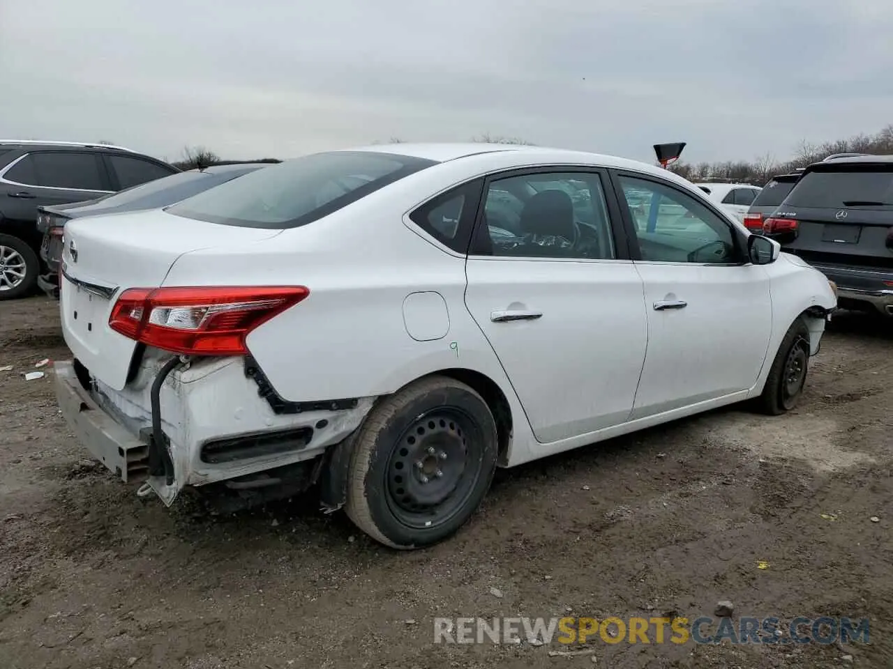 3 fotografías del automóvil dañado 3N1AB7AP1KY399693 NISSAN SENTRA 2019