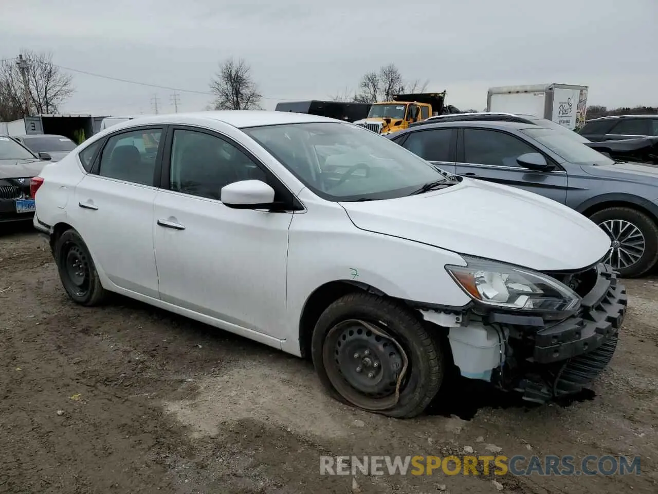 4 fotografías del automóvil dañado 3N1AB7AP1KY399693 NISSAN SENTRA 2019