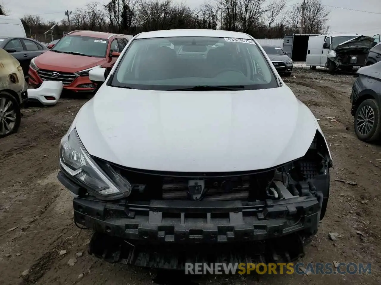 5 fotografías del automóvil dañado 3N1AB7AP1KY399693 NISSAN SENTRA 2019