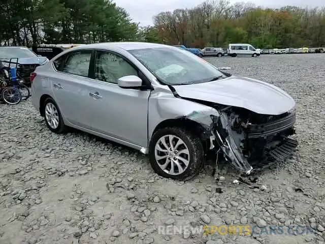 14 fotografías del automóvil dañado 3N1AB7AP1KY400048 NISSAN SENTRA 2019