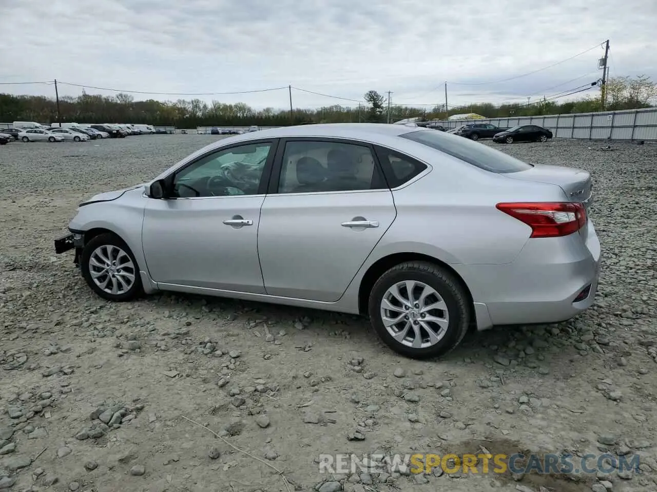 2 fotografías del automóvil dañado 3N1AB7AP1KY400048 NISSAN SENTRA 2019