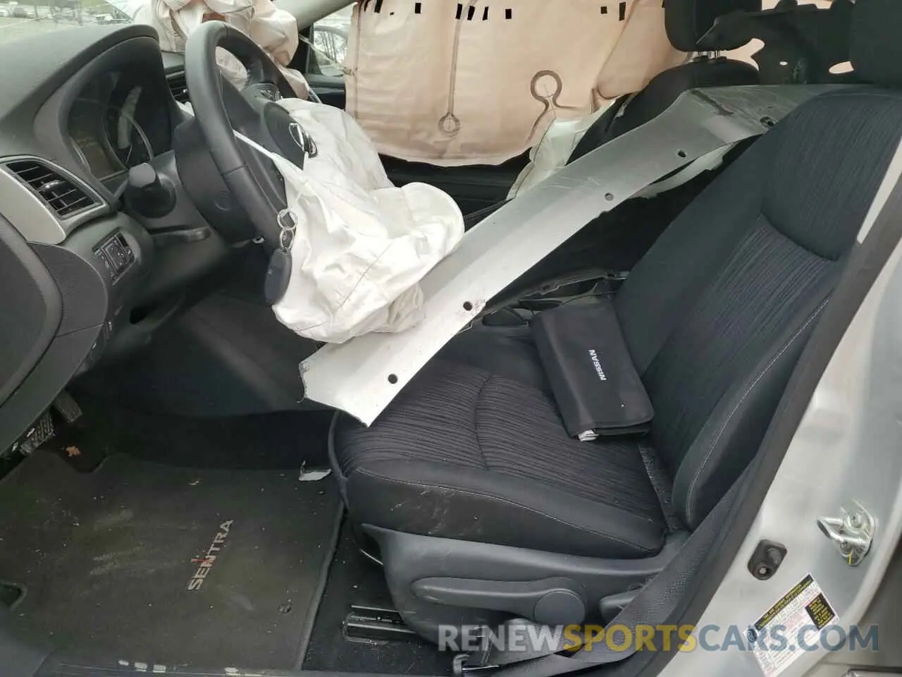 7 fotografías del automóvil dañado 3N1AB7AP1KY400048 NISSAN SENTRA 2019