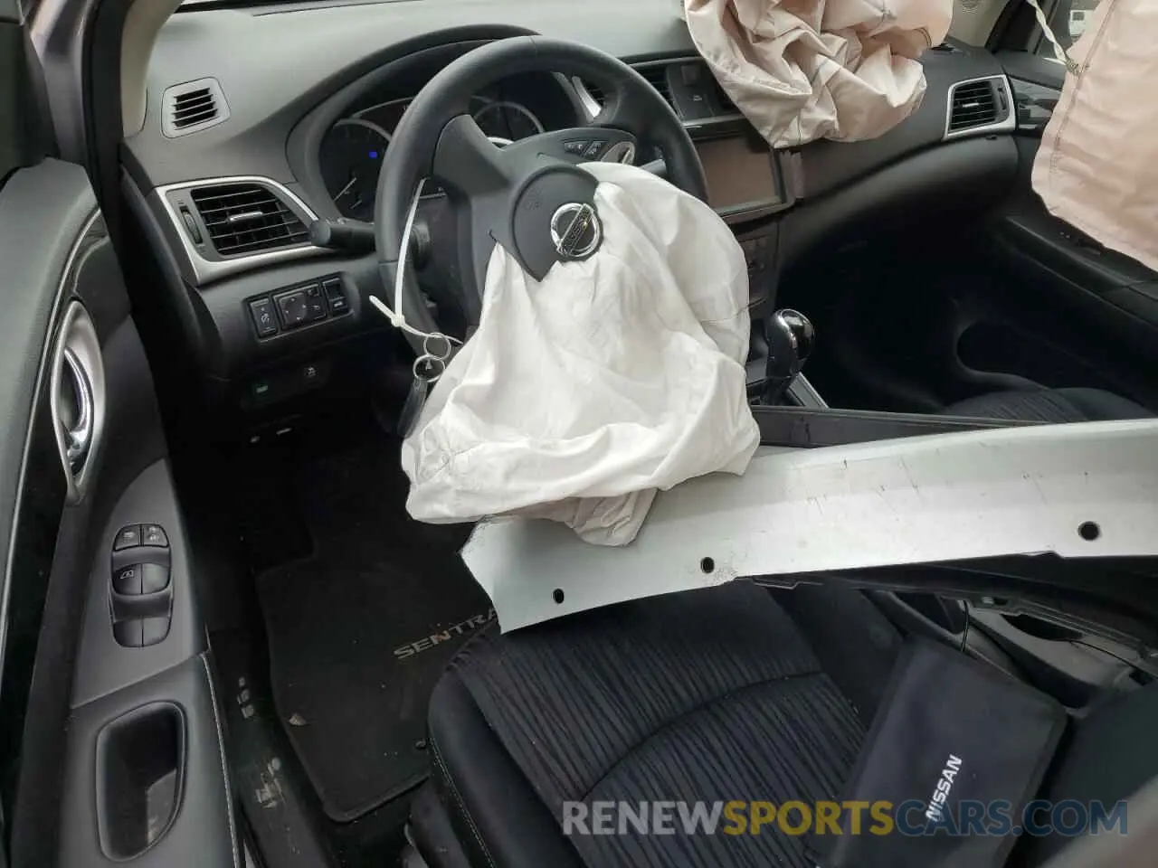 8 fotografías del automóvil dañado 3N1AB7AP1KY400048 NISSAN SENTRA 2019