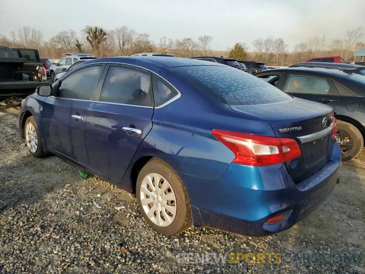 2 fotografías del automóvil dañado 3N1AB7AP1KY409316 NISSAN SENTRA 2019