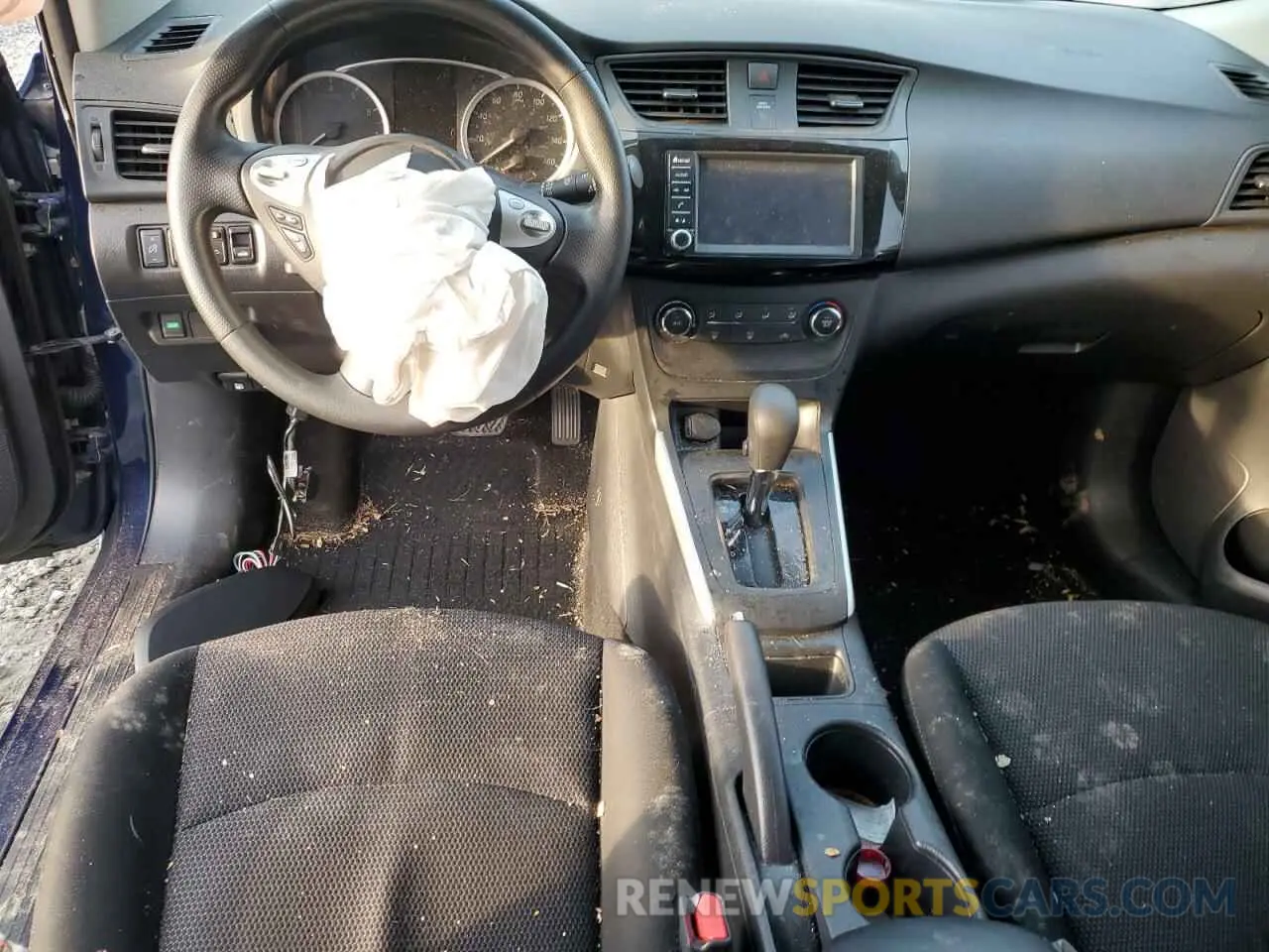 8 fotografías del automóvil dañado 3N1AB7AP1KY409316 NISSAN SENTRA 2019