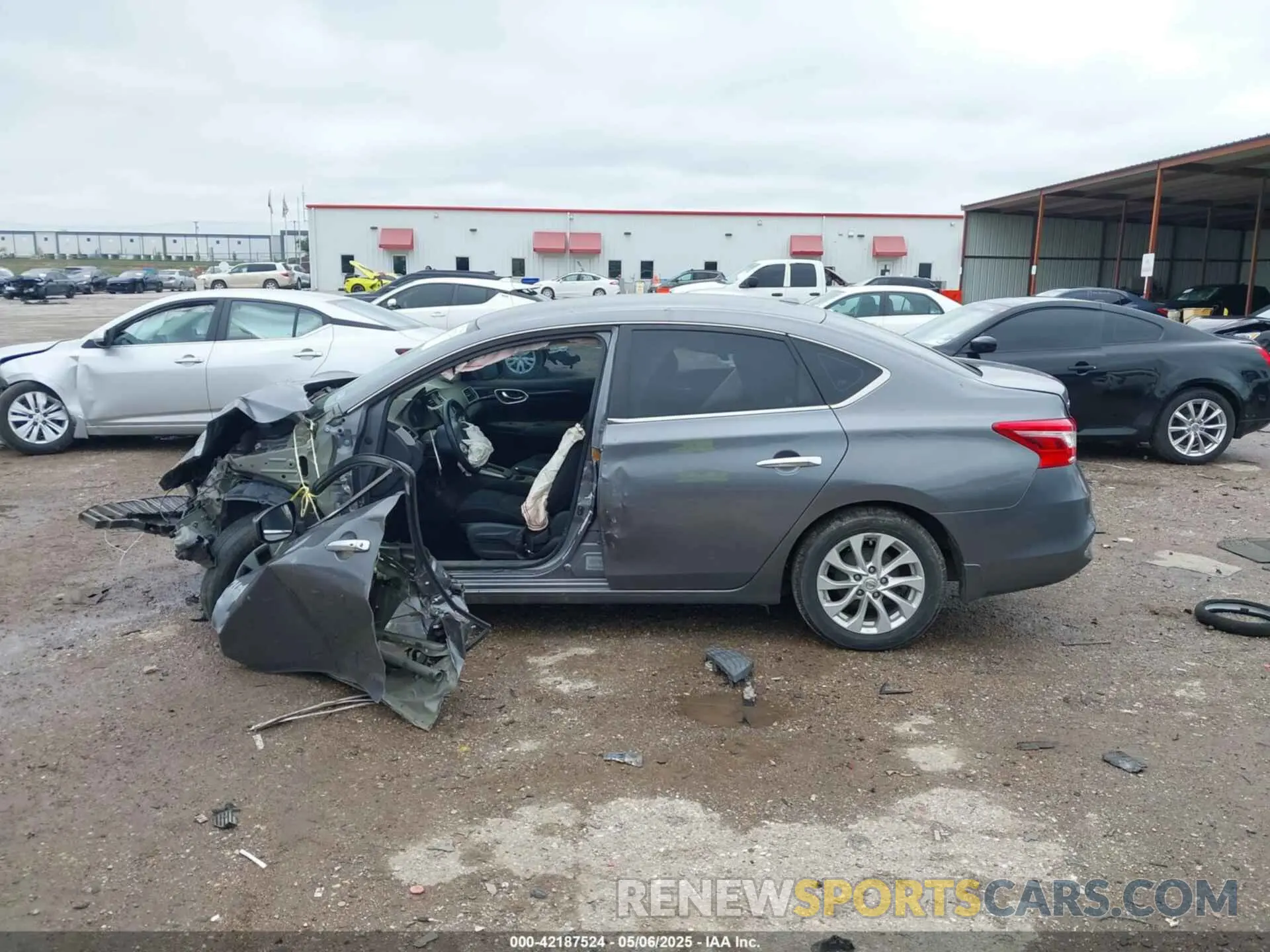 14 fotografías del automóvil dañado 3N1AB7AP1KY425046 NISSAN SENTRA 2019