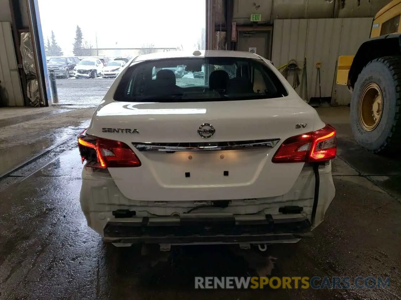 6 fotografías del automóvil dañado 3N1AB7AP1KY427962 NISSAN SENTRA 2019