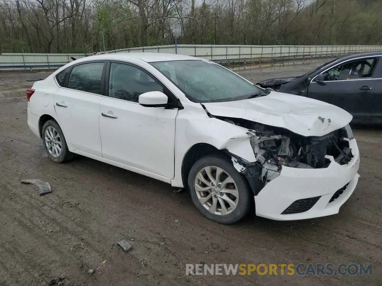 4 fotografías del automóvil dañado 3N1AB7AP1KY429789 NISSAN SENTRA 2019