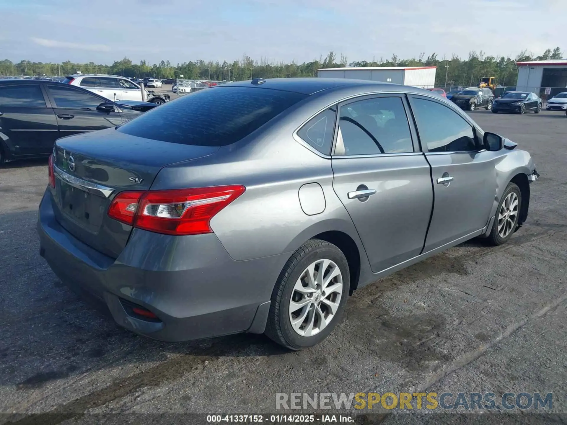 4 fotografías del automóvil dañado 3N1AB7AP1KY442817 NISSAN SENTRA 2019