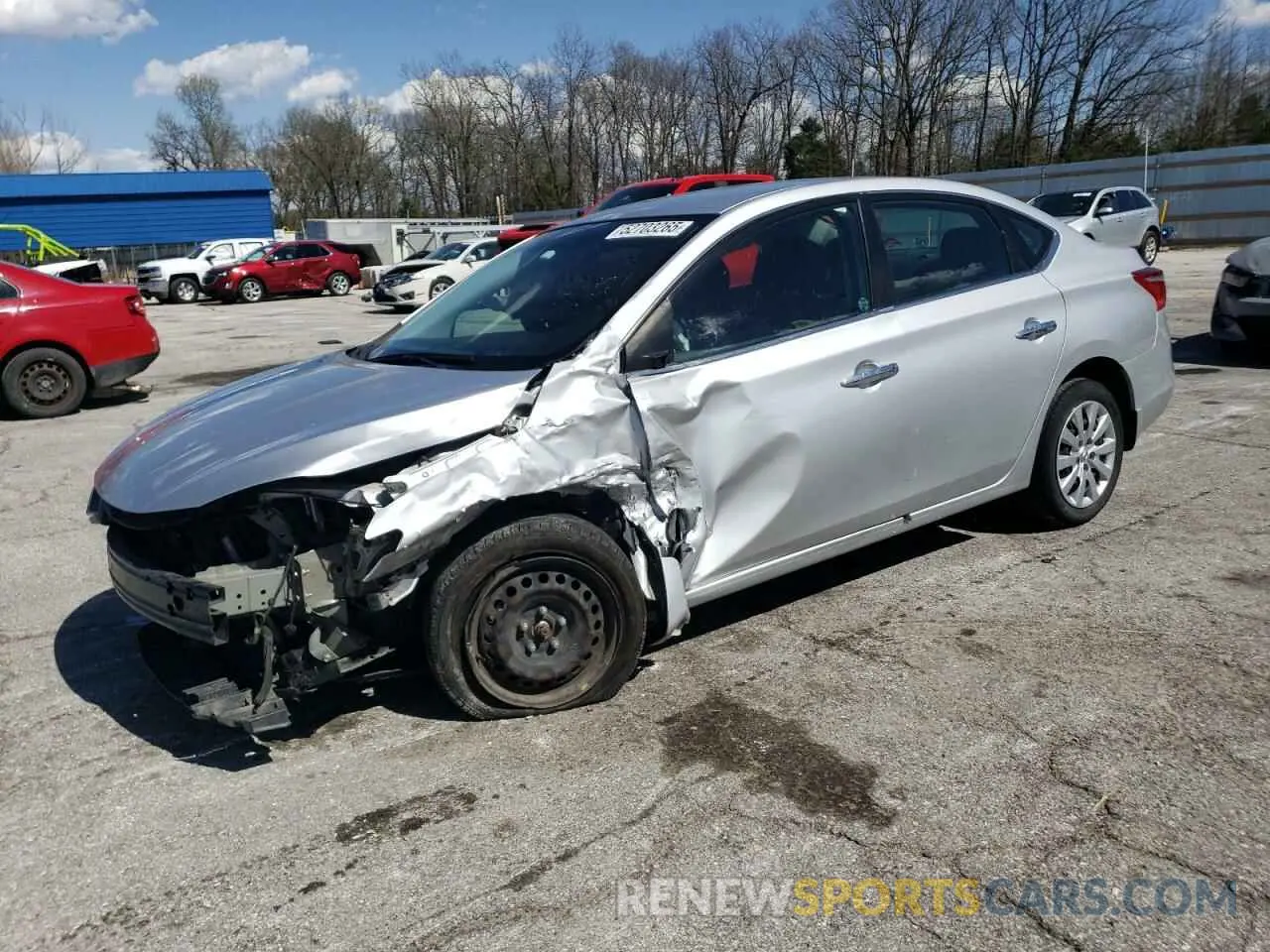 1 fotografías del automóvil dañado 3N1AB7AP1KY456698 NISSAN SENTRA 2019