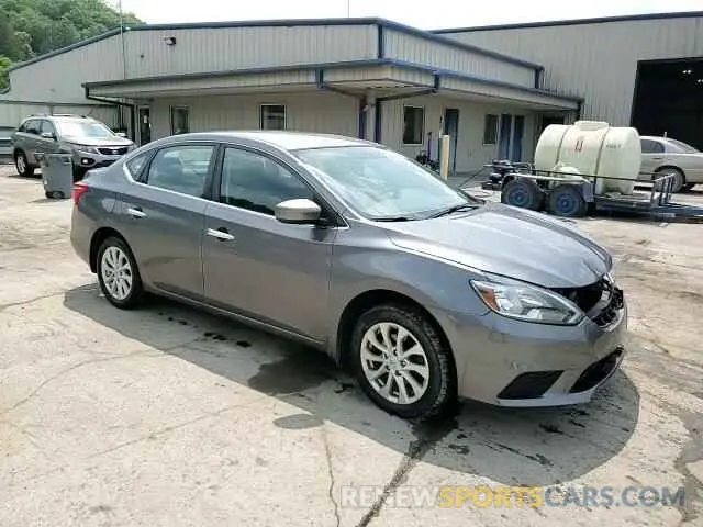 14 fotografías del automóvil dañado 3N1AB7AP2KL605309 NISSAN SENTRA 2019