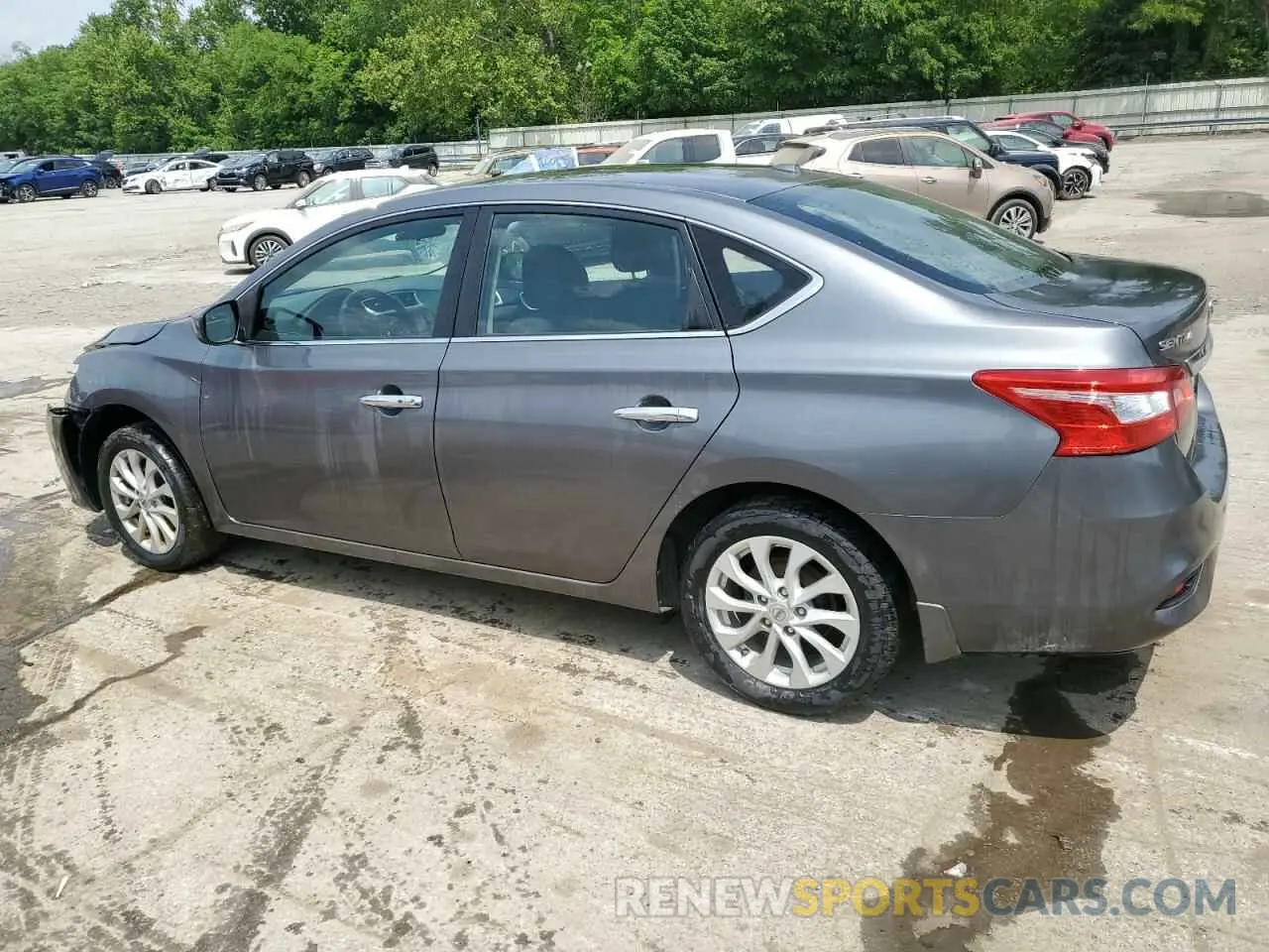 2 fotografías del automóvil dañado 3N1AB7AP2KL605309 NISSAN SENTRA 2019
