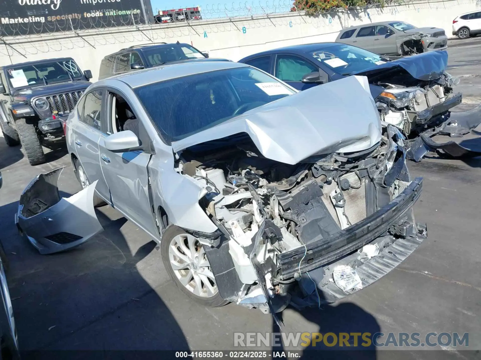 1 fotografías del automóvil dañado 3N1AB7AP2KL605312 NISSAN SENTRA 2019