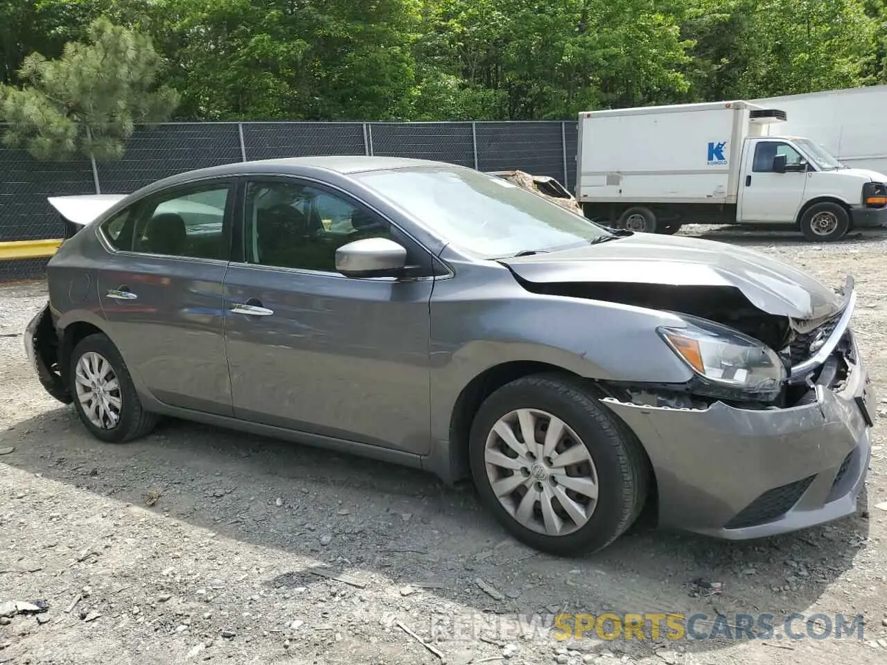 4 fotografías del automóvil dañado 3N1AB7AP2KY206063 NISSAN SENTRA 2019