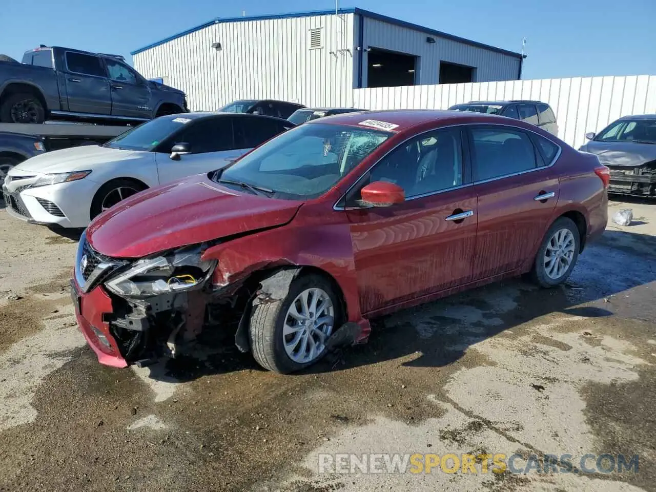 1 fotografías del automóvil dañado 3N1AB7AP2KY217449 NISSAN SENTRA 2019