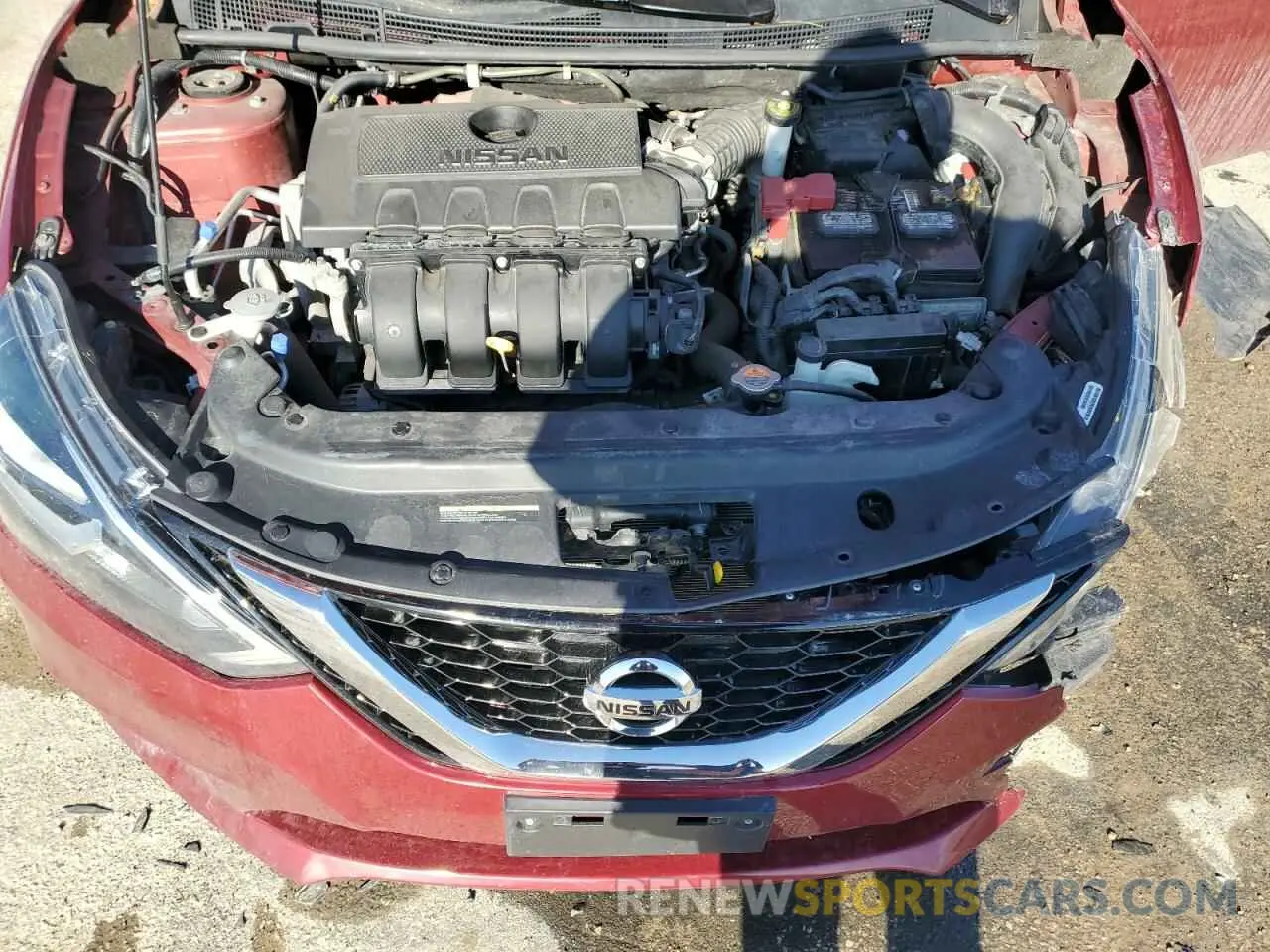 11 fotografías del automóvil dañado 3N1AB7AP2KY217449 NISSAN SENTRA 2019
