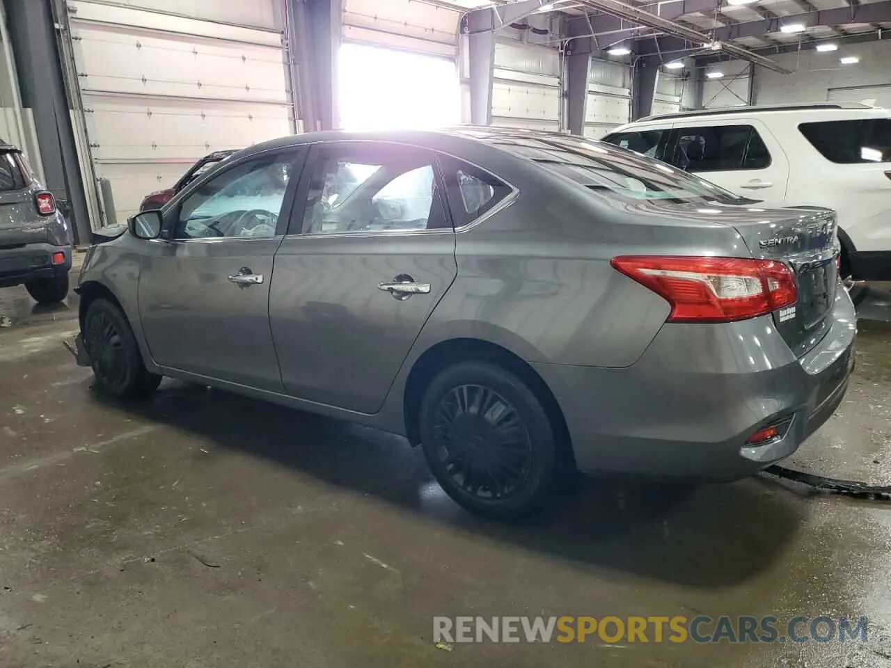 2 fotografías del automóvil dañado 3N1AB7AP2KY225762 NISSAN SENTRA 2019