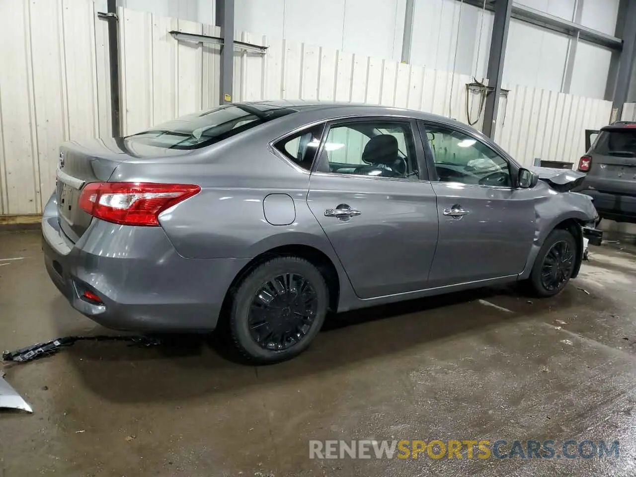 3 fotografías del automóvil dañado 3N1AB7AP2KY225762 NISSAN SENTRA 2019