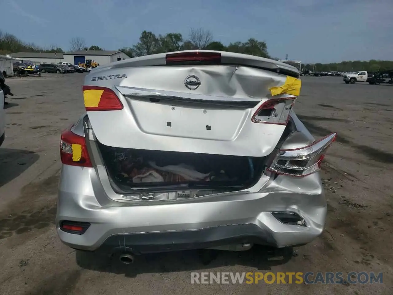 6 fotografías del automóvil dañado 3N1AB7AP2KY231335 NISSAN SENTRA 2019