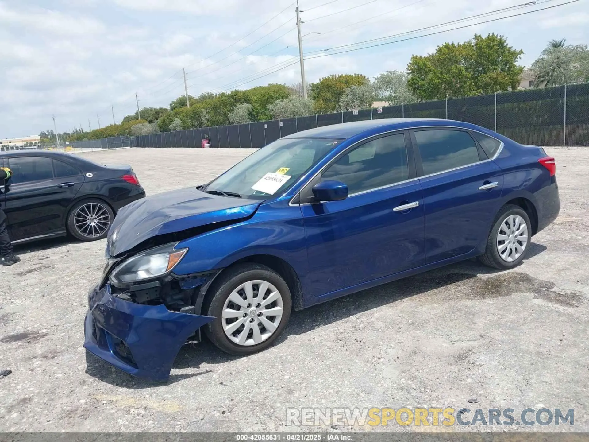 2 fotografías del automóvil dañado 3N1AB7AP2KY236695 NISSAN SENTRA 2019