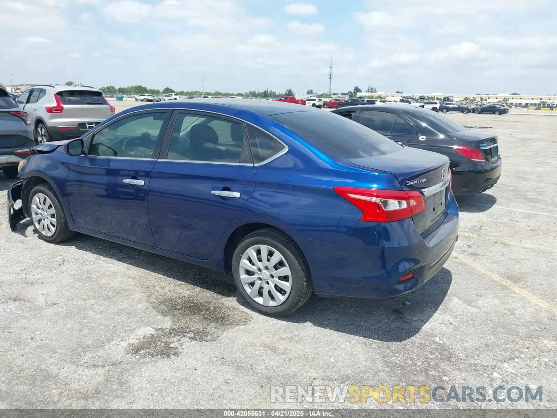 3 fotografías del automóvil dañado 3N1AB7AP2KY236695 NISSAN SENTRA 2019