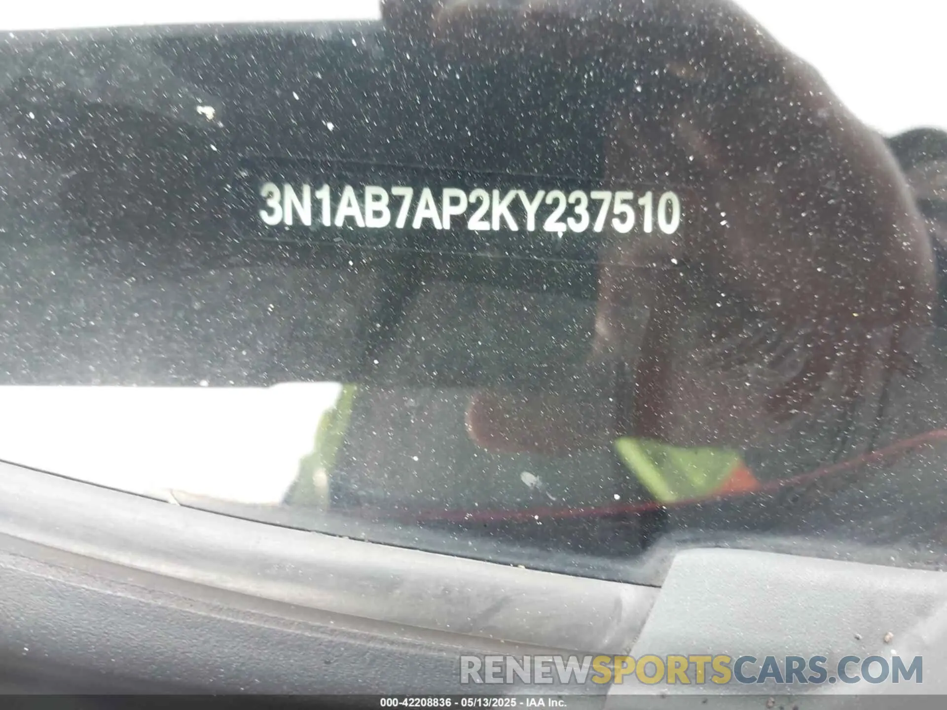 17 fotografías del automóvil dañado 3N1AB7AP2KY237510 NISSAN SENTRA 2019