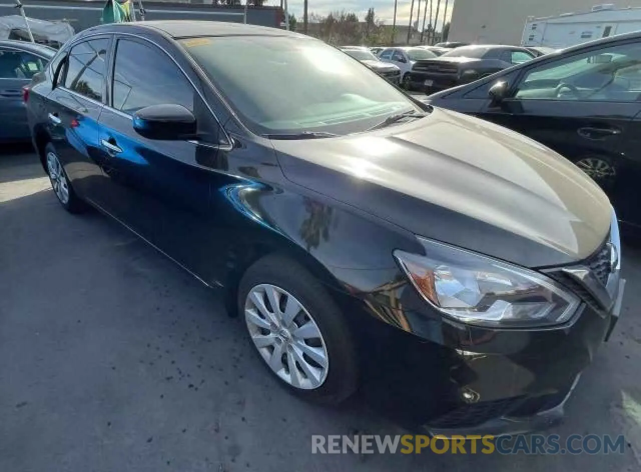 1 fotografías del automóvil dañado 3N1AB7AP2KY255070 NISSAN SENTRA 2019