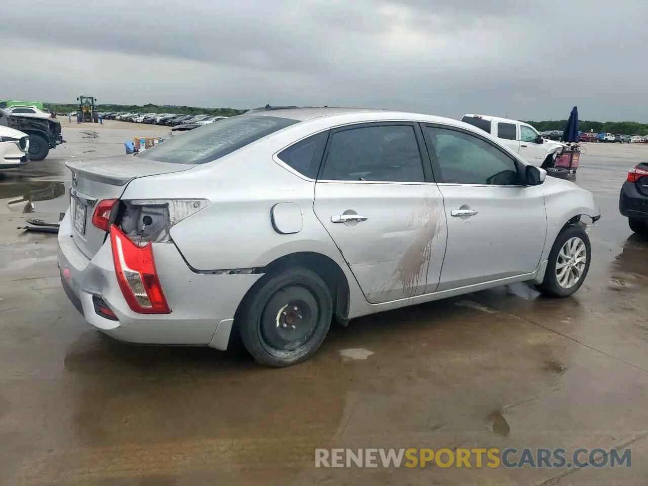 3 fotografías del automóvil dañado 3N1AB7AP2KY260186 NISSAN SENTRA 2019